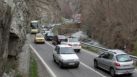 تردد روان و عادی در محورهای مواصلاتی مازندران