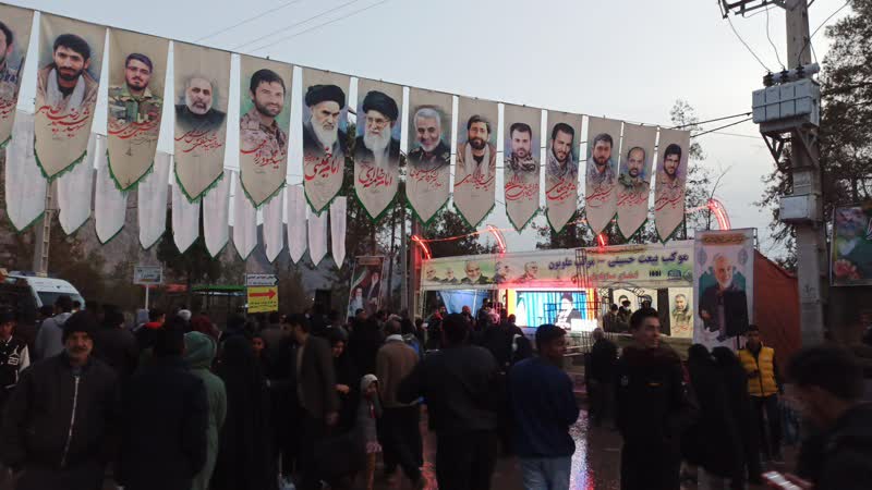 برپایی موکب مردمی بیعت حسینی مازندران برای خدمترسانی به زائران مزار سردار دلها