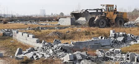 قلع و قمع 11 مورد ساخت و ساز غیر مجاز در اراضی زراعی و باغی بخش سرخرود