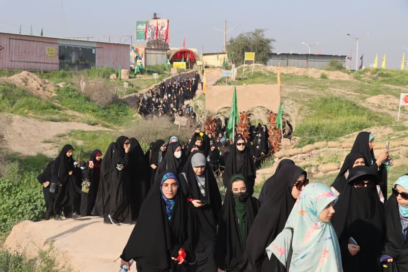 اردوی راهیان نور دانشجویی خواهر مازندران به یادمان شهید حسن باقری