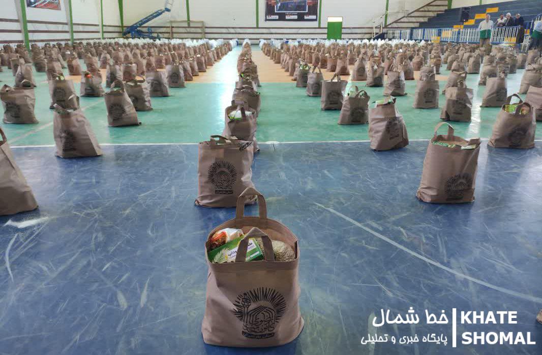 توزیع ۸۰۰ سبد کالا بین نیازمندان محمودآبادی بههمت خادمان امام رئوف (ع)