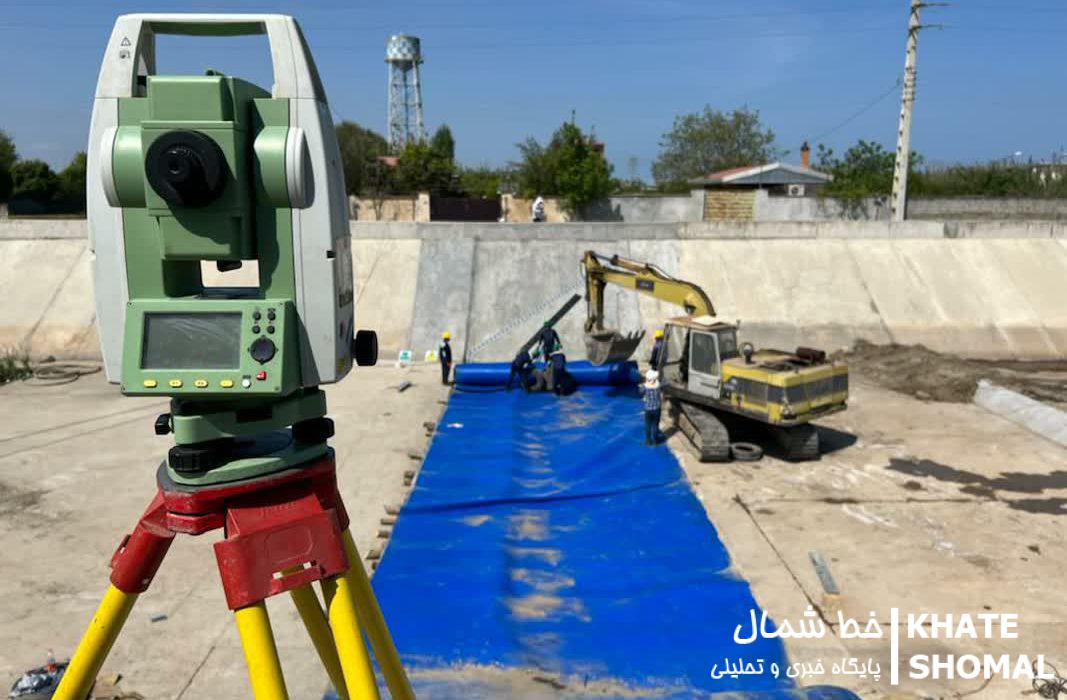 کار نصب سد لاستیکی سرخرود به اتمام رسید