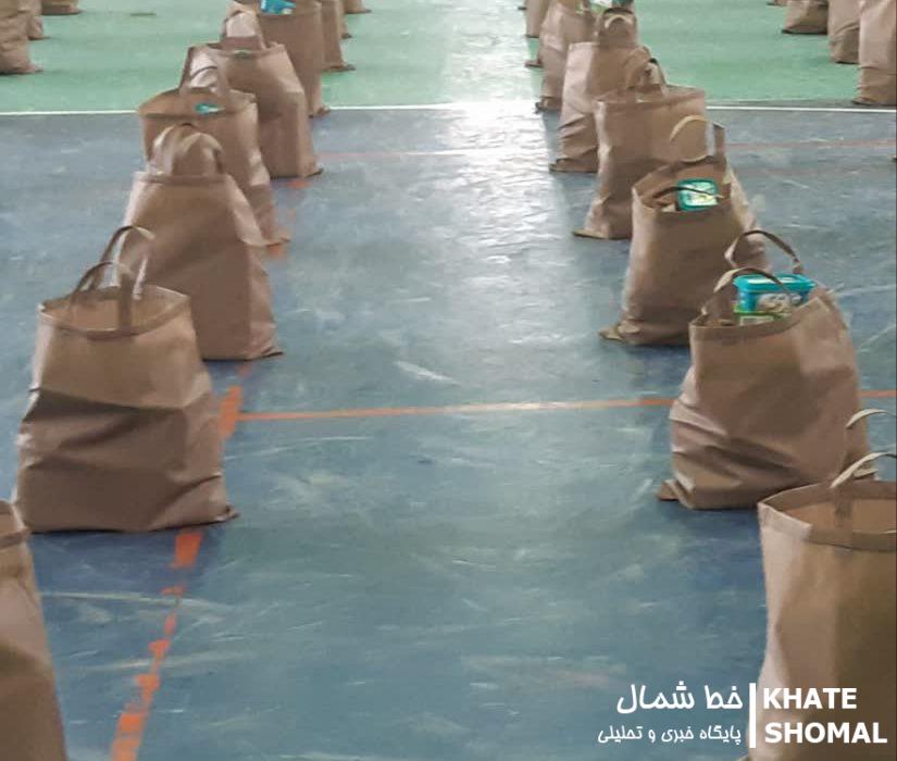 توزیع 43 بسته معیشتی بین خانودههای نیازمند در ماه میهمانی خدا