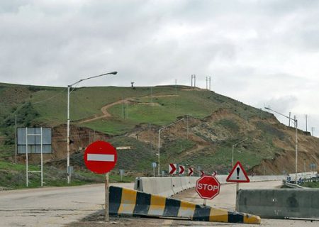 انسداد مقطعی محور هراز در استان مازندران