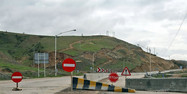 انسداد مقطعی محور هراز در استان مازندران