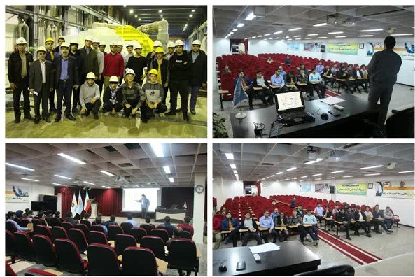 بازدید دانشآموزان دبیرستان استعدادهای درخشان شهید بهشتی بابل از نيروگاه نکا