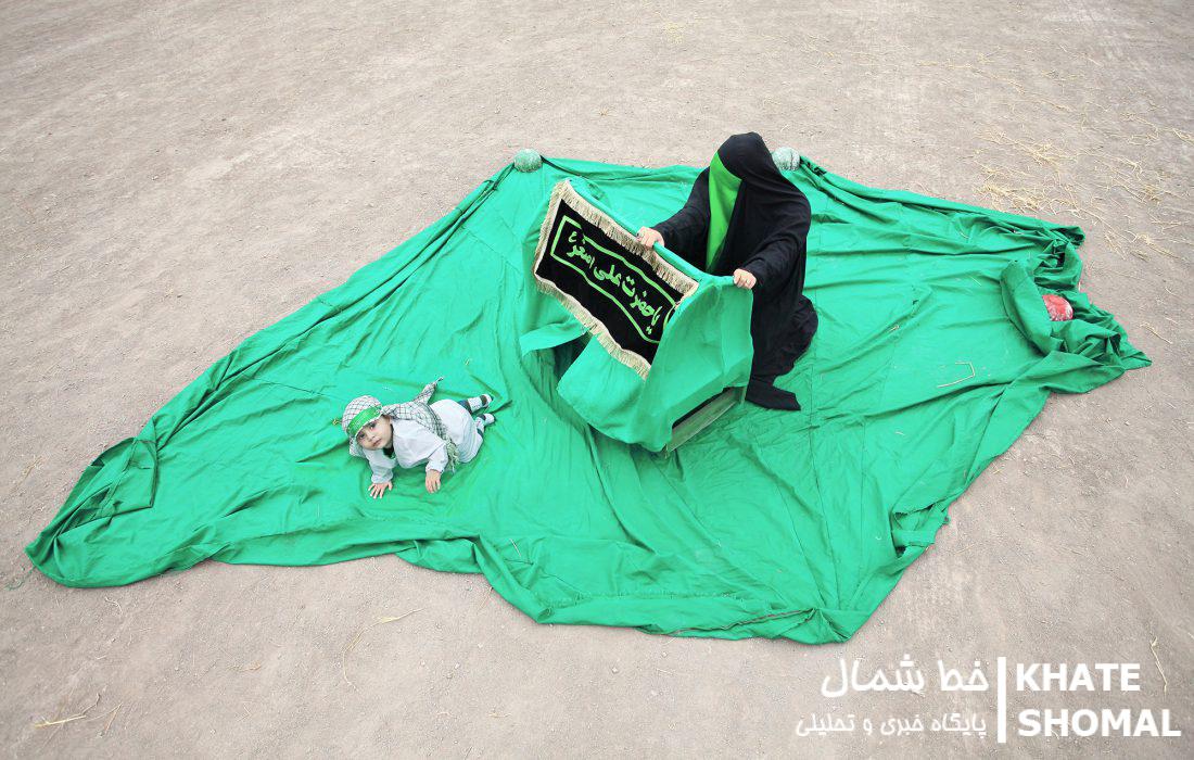 عشقی که از گلوی کوچک او طلوع میکند/ نوای “یا حسین” قرارِ دلِ بیقرارِ عزاداران حسینی دیار علویان