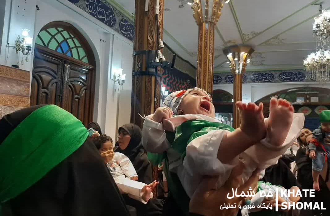 لالاییهای مادران شش ماهههای شهر هزار سنگر با نوای علی اصغر(ع)