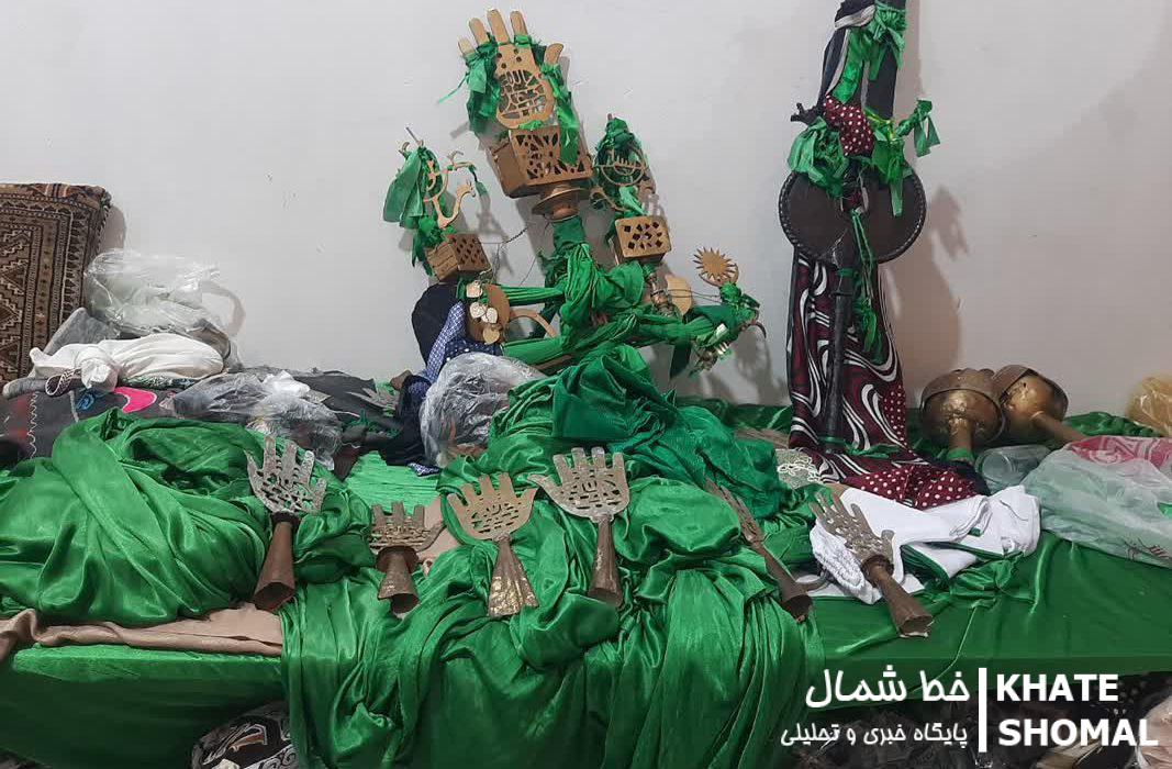 برپایی آیین ۳۰۰ ساله جامهپوشان پیرعلم در کلوده محمودآباد