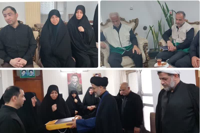 تکریم بانوی خادمیار فعال در ستاد نماز جمعه محمودآباد