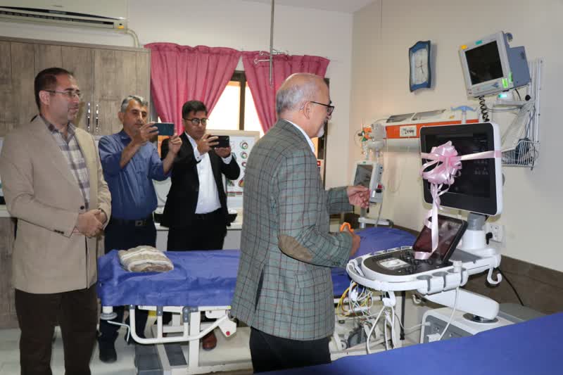 راهاندازی دستگاه اکوکاردیوگرافی پیشرفته سه بعدی در بابل/ نیکوکاران سلامت تقدیر شدند