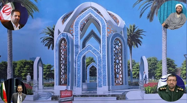 آیین کلنگزنی احداث یادمان شهدای خوشنام در سرخرود