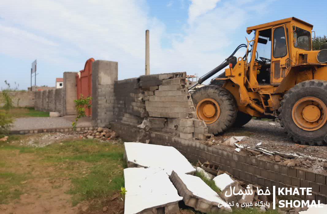 9120 مترمربع از زمینهای کشاورزی محمودآباد قلع و قمع شد