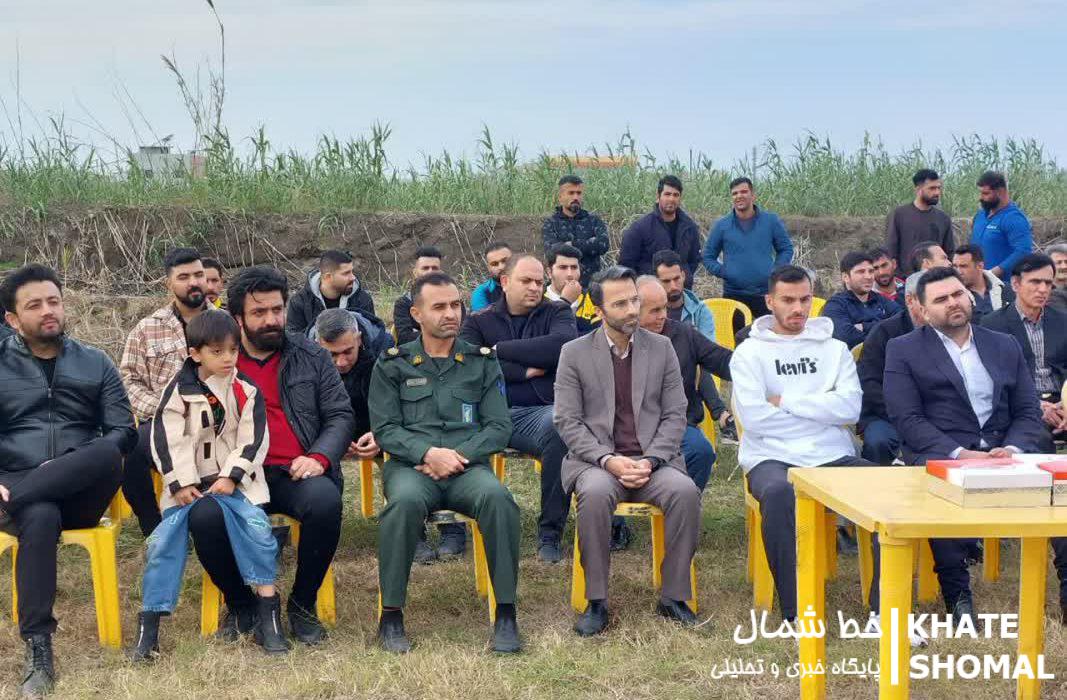 زمین فوتبال روستای میرده سفلی بخش سرخ‌رود افتتاح شد