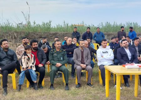 زمین فوتبال روستای میرده سفلی بخش سرخ‌رود افتتاح شد