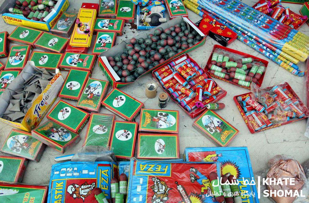 3 هزار عدد مواد محترقه در بخش سرخرود کشف شد