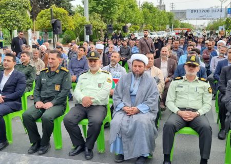 تجمع مردمی طرح نور در شهر سرخ‌رود