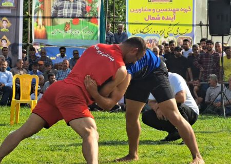 برگزاری کشتی لوچو در روستای حاجی‌کلا بخش سرخ‌رود