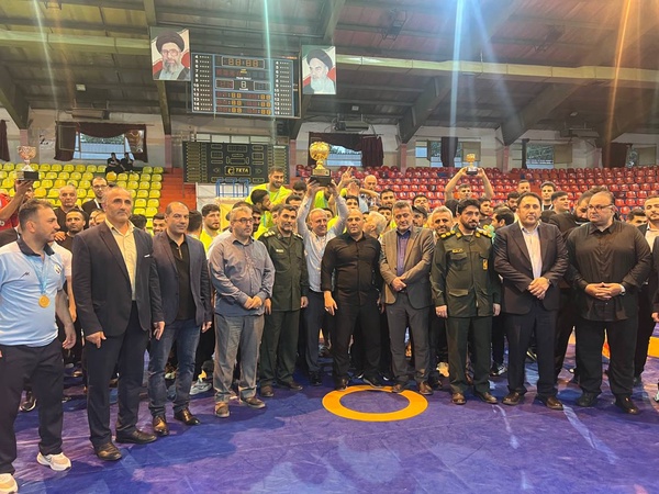 قوهای سرخرود قهرمان لیگ یک کشتی آزاد باشگاههای کشور