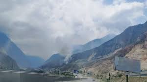 آتشسوزی در محل دفن زباله عمارت شهرداری آمل