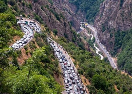 جاده‌های شمال زیر بار ترافیک رفت