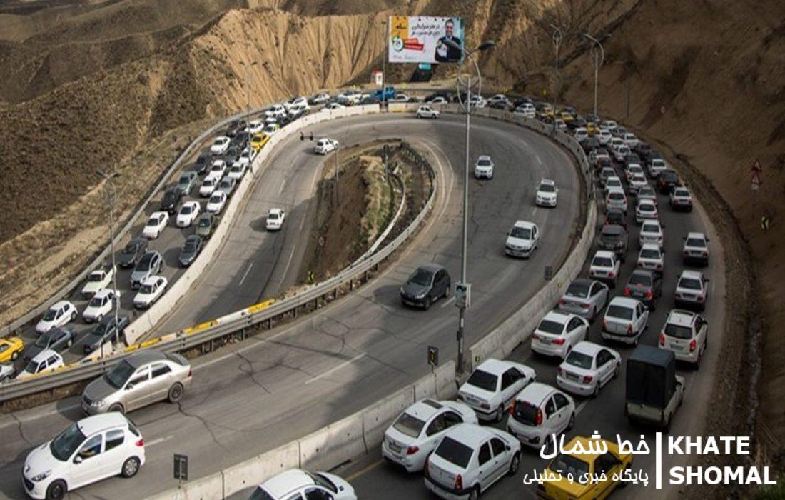 جاده کندوان بدون نظر مدیریت چالوس باز و بسته می‌شود