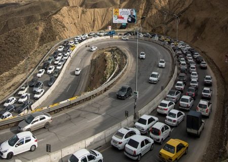 جاده کندوان بدون نظر مدیریت چالوس باز و بسته می‌شود