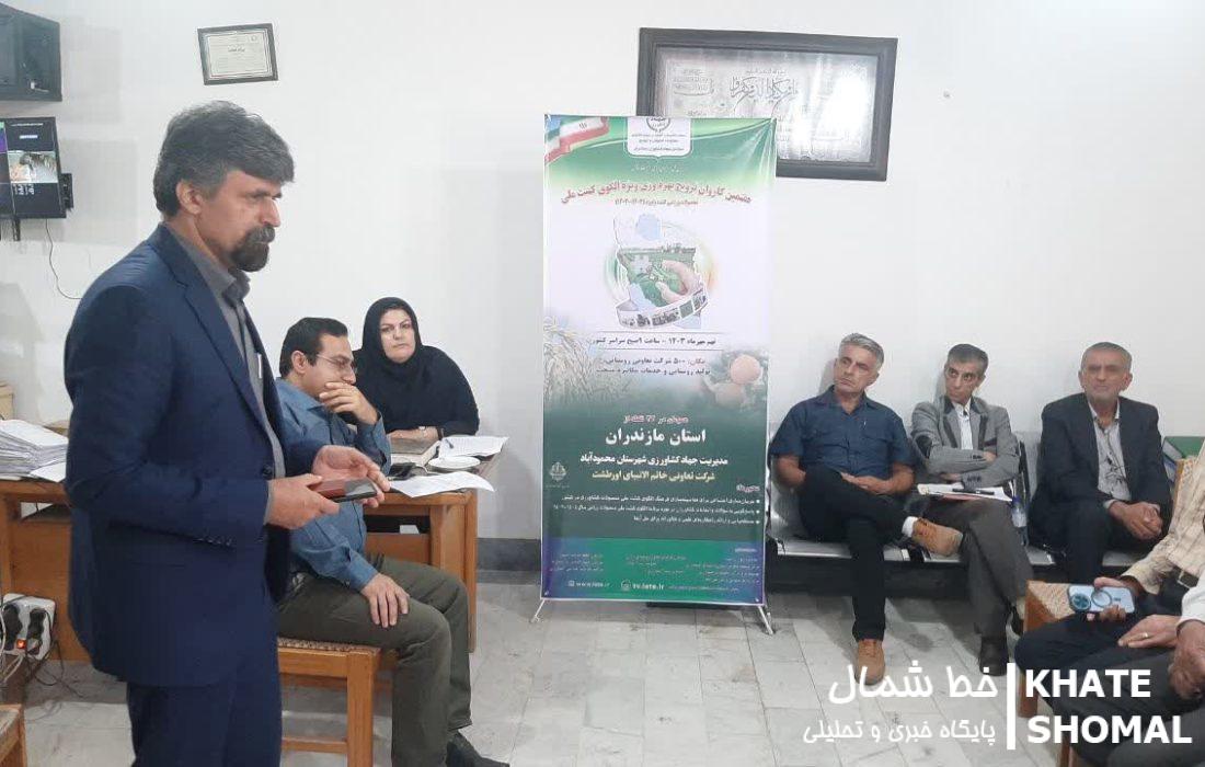 اجرای همزمان هفتمین کاروان الگوی کشت ملی در محمودآباد