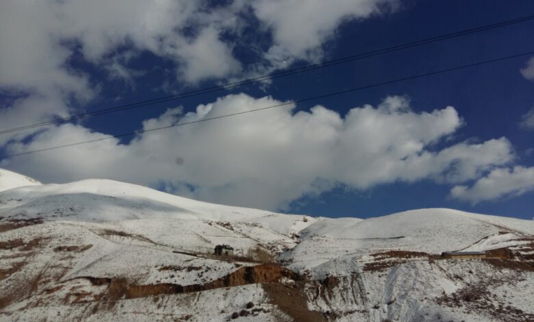 ارتفاعات مازندران سفید پوش میشود