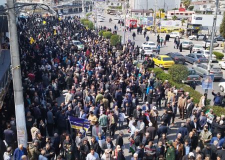 راهپیمایی روز قدس در محمودآباد