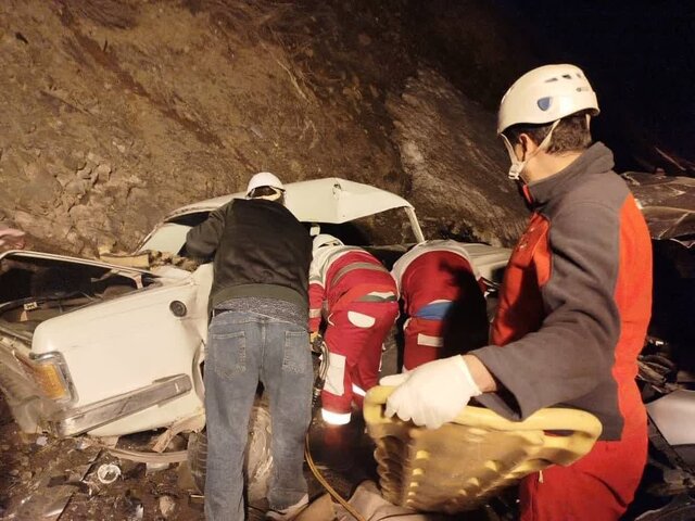 تصادف دو خودروی سواری در جاده کندوان با ۶ مصدوم و ۲ جانباخته