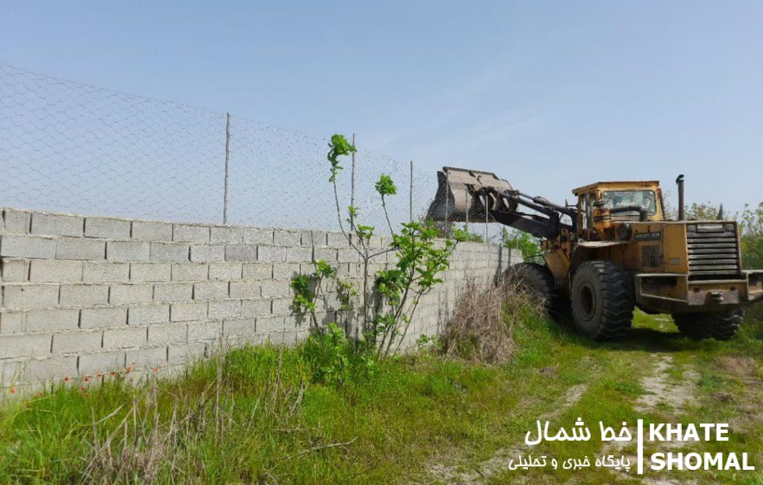 قلع و قمع ۱۶ مورد تغییر کاربری غیرمجاز در اراضی کشاورزی شهرستان محمودآباد