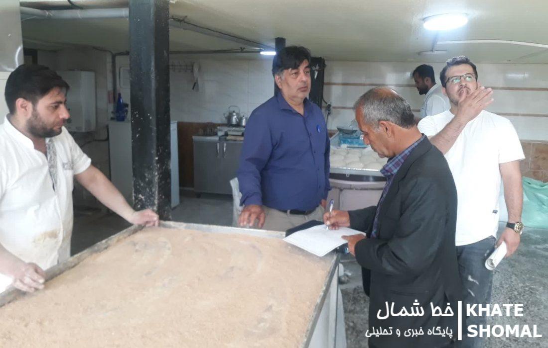 دریافت تذکر ۴ نانوایی به دلیل تخلف در محمودآباد