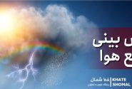 پیش‌بینی ۷ روزه وضع هوای مازندران