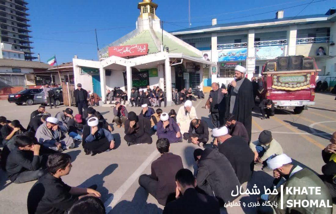 آيين عزاداري و دسته روي فاطميه در محمودآباد  برگزار شد