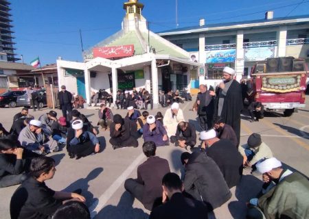 آيين عزاداري و دسته روي فاطميه در محمودآباد  برگزار شد