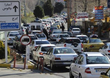 افزایش ۶ درصد تردد نوروزی خودروها در محورهای مازندران