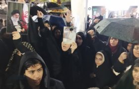 اجتماع باشکوه عاشقان «سید علی » زیر باران در شهرستان محمودآباد
