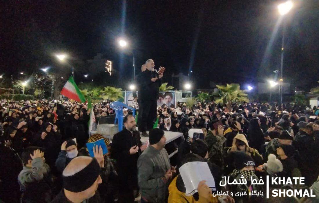 احیای سومین شب قدر؛ محمودآباد سوگوار مولای متقیان و رهبر شهید