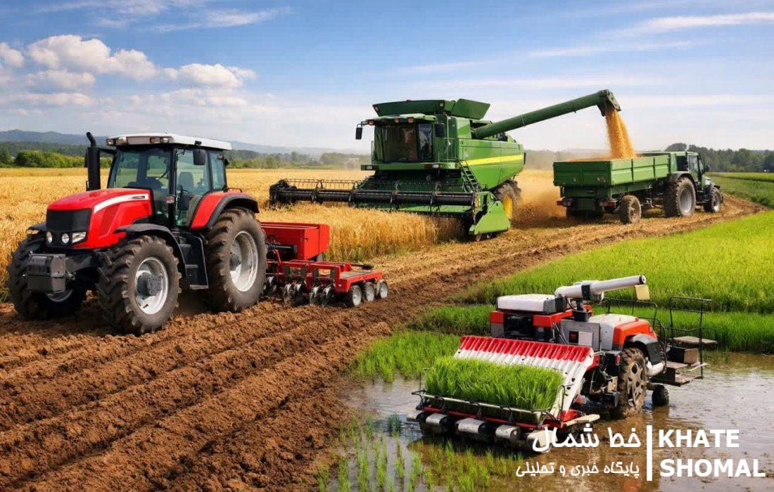 جذب ۲۰۷ درصدی اعتبار مکانیزاسیون کشاورزی در محمودآباد