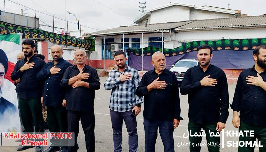 برگزاری دسته عزاداری نیرو‌های مسلح شهرستان محمودآباد