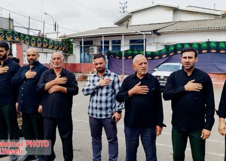 برگزاری دسته عزاداری نیرو‌های مسلح شهرستان محمودآباد